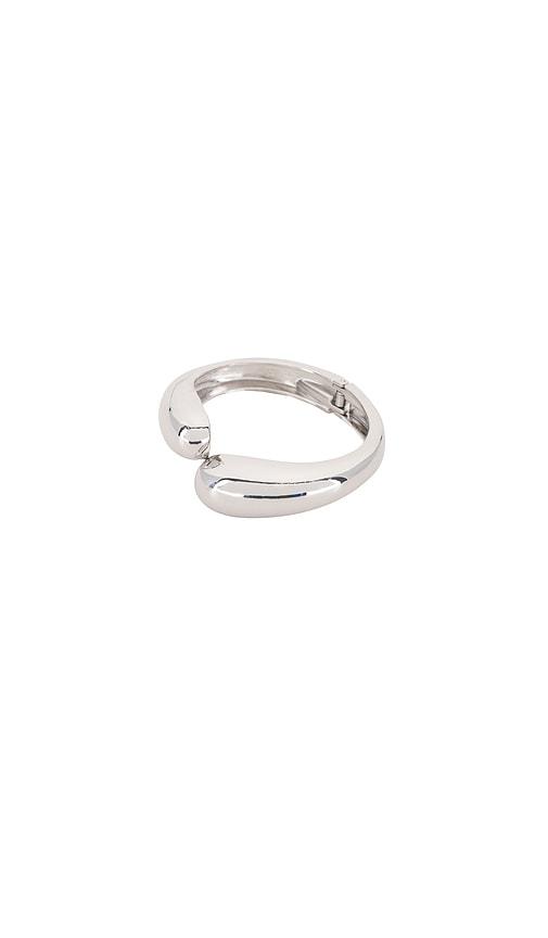 petit moments Livorno Cuff in Metallic Silver by PETIT MOMENTS