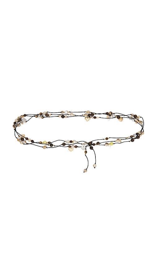 petit moments Majorca Belt in Brown by PETIT MOMENTS