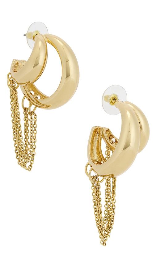 petit moments Mirage Earrings in Metallic Gold by PETIT MOMENTS