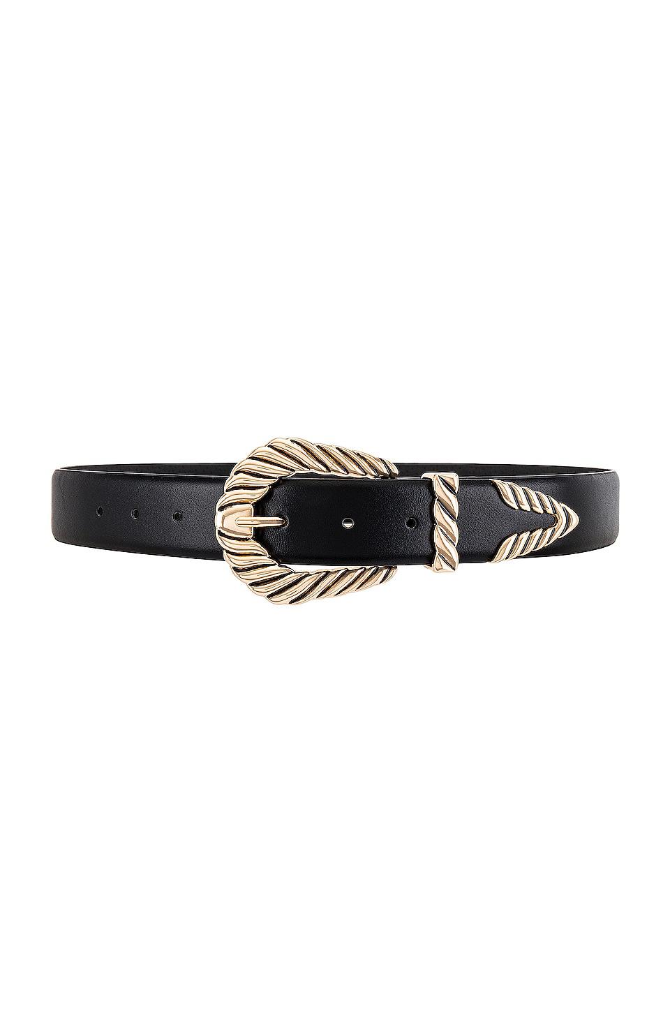 petit moments Modern Rodeo Belt in Black by PETIT MOMENTS