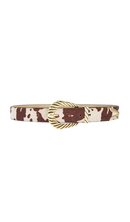 petit moments Modern Rodeo Belt in Brown by PETIT MOMENTS