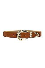 petit moments Modern Rodeo Belt in Cognac by PETIT MOMENTS