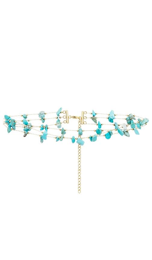 petit moments Murtal Necklace in Teal by PETIT MOMENTS