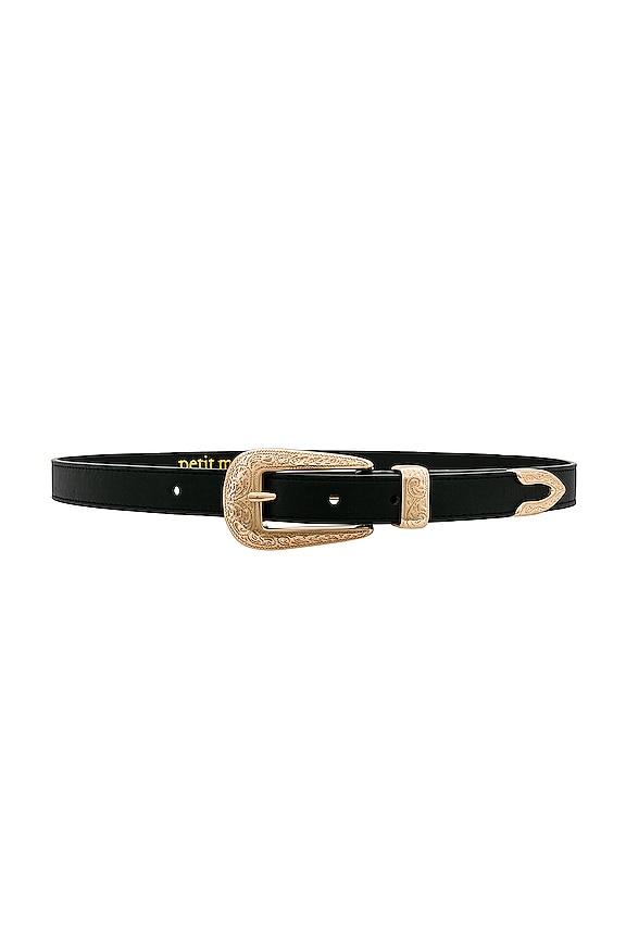 petit moments Phoenix Belt in Black by PETIT MOMENTS