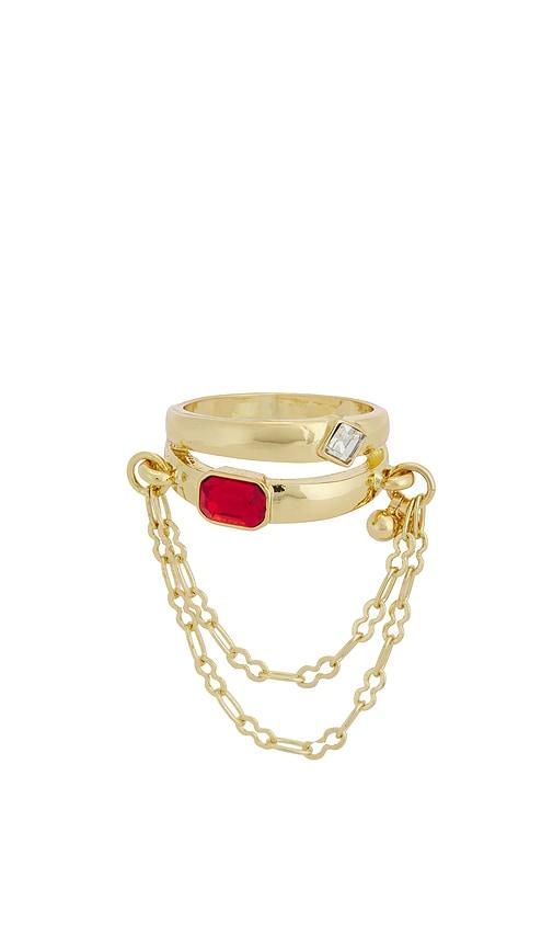 petit moments Ritual Ring in Red by PETIT MOMENTS