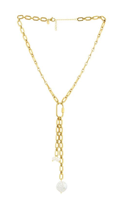 petit moments Roe Necklace in Metallic Gold by PETIT MOMENTS