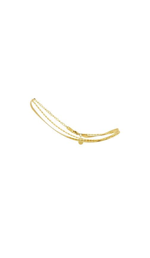 petit moments Salem Anklet in Metallic Gold by PETIT MOMENTS