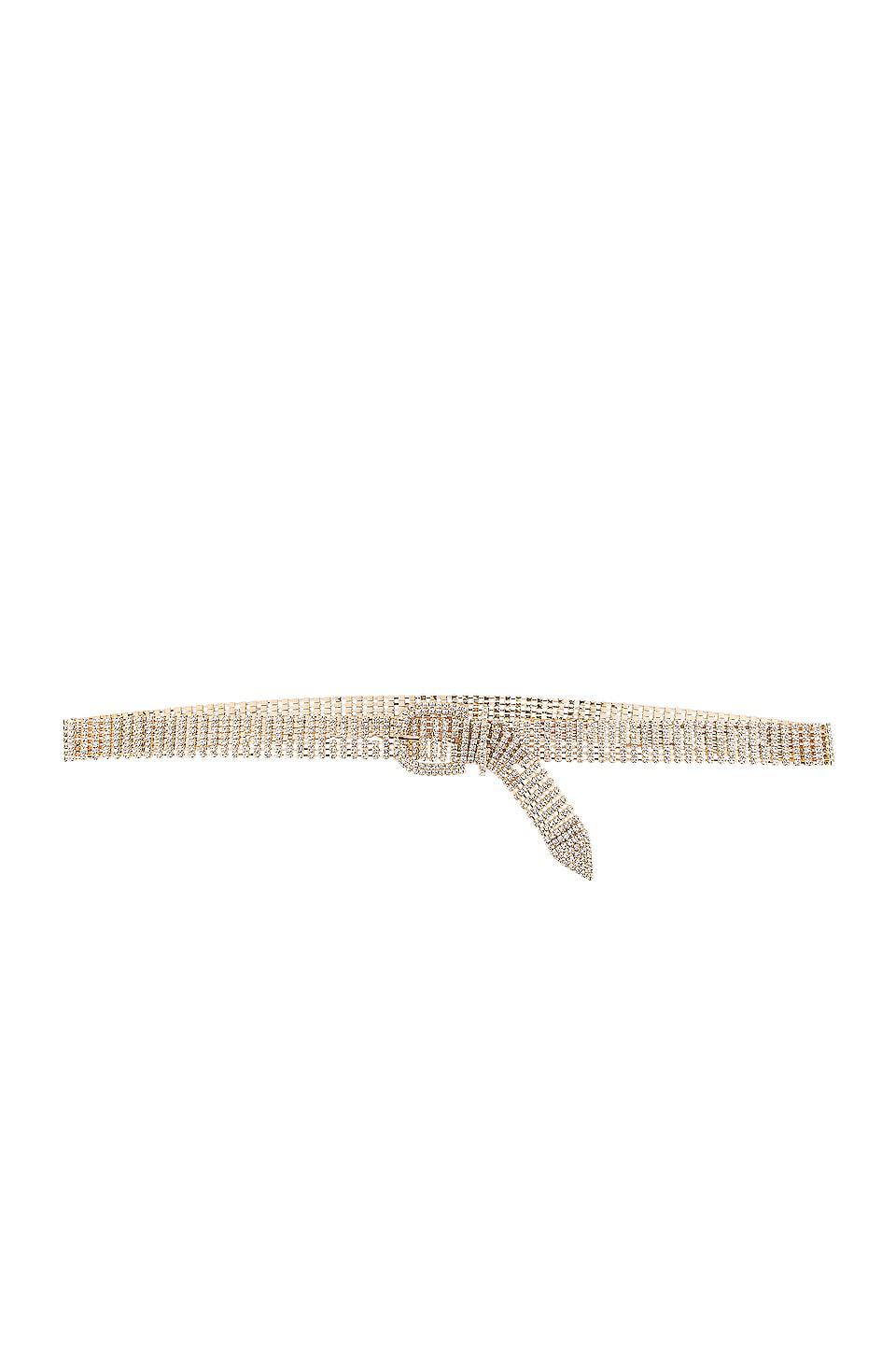 petit moments Showgirl Belt in Metallic Gold by PETIT MOMENTS