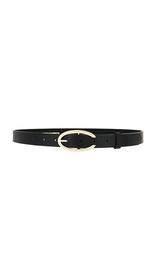petit moments Sleekline Belt in Black by PETIT MOMENTS
