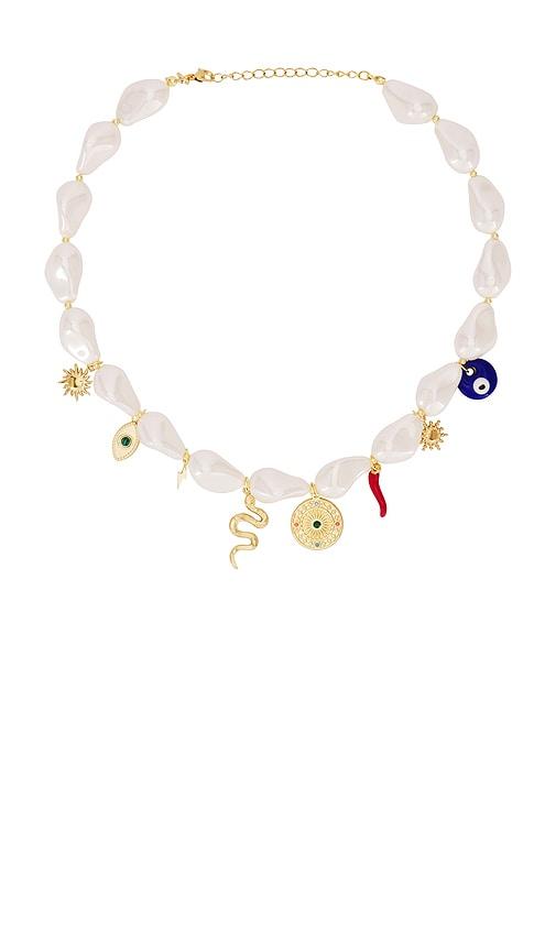 petit moments Spicy Charm Necklace in Ivory by PETIT MOMENTS