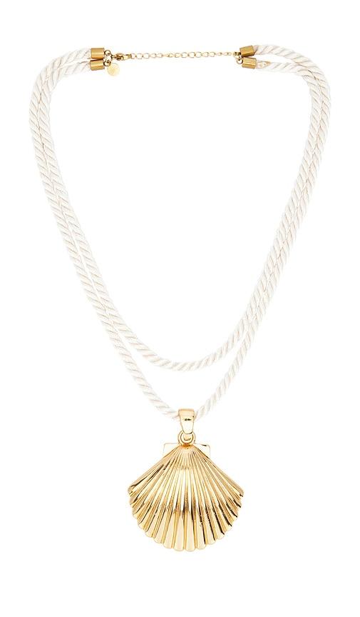 petit moments Tahiti Necklace in White by PETIT MOMENTS
