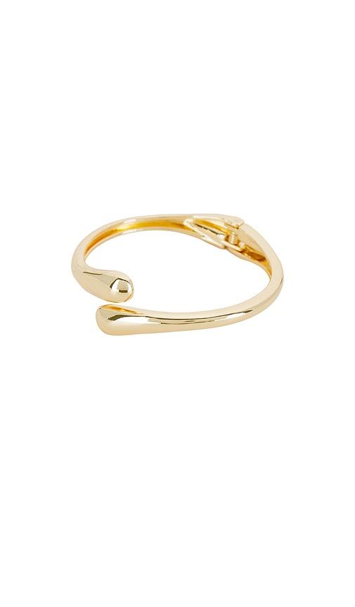 petit moments Thin Livorno Cuff in Metallic Gold by PETIT MOMENTS