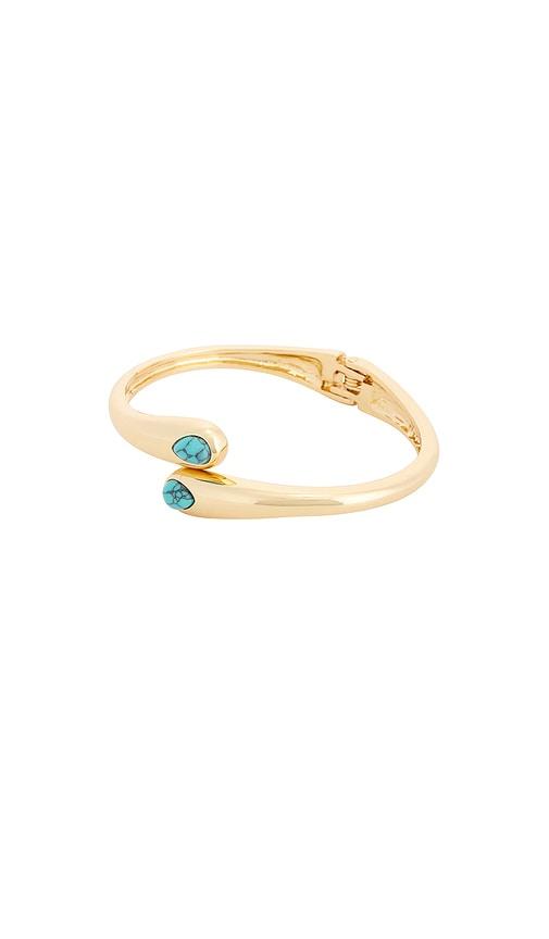 petit moments Thin Stone Livorno Cuff in Teal by PETIT MOMENTS