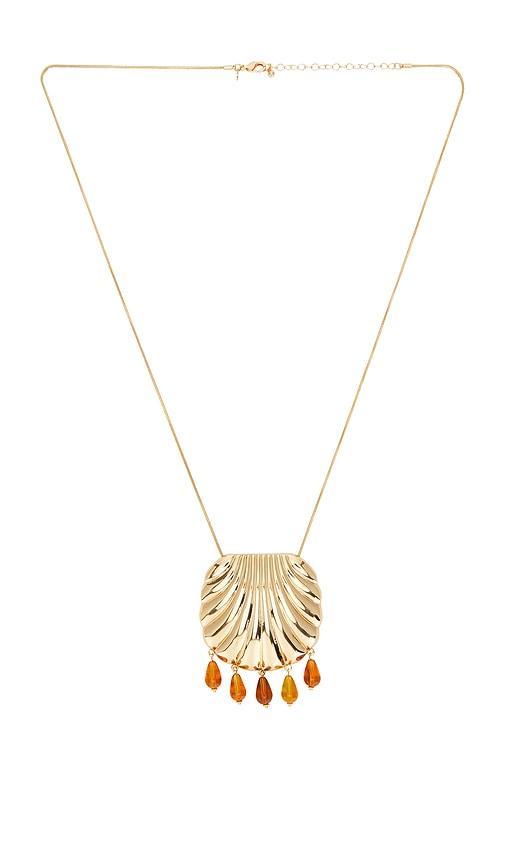 petit moments Turner Necklace in Metallic Gold by PETIT MOMENTS