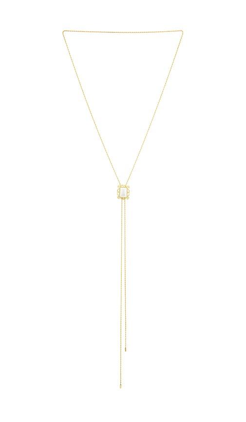 petit moments Viva Bolo Necklace in Metallic Gold by PETIT MOMENTS