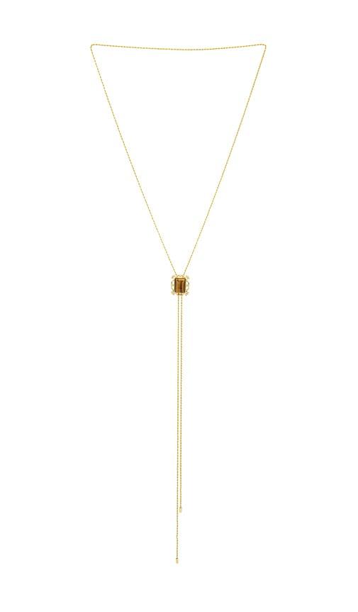 petit moments Viva Bolo Necklace in Metallic Gold by PETIT MOMENTS