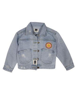 Girls' Patched Denim Jacket - Little Kid by PETITE HAILEY