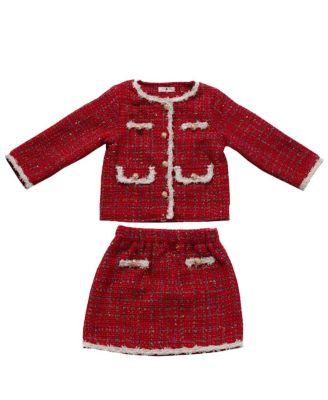Girls' Tweed Jacket Set - Big Kid by PETITE HAILEY