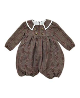 Unisex Petite Maison Blair Estate Tweed Romper by PETITE MAISON KIDS