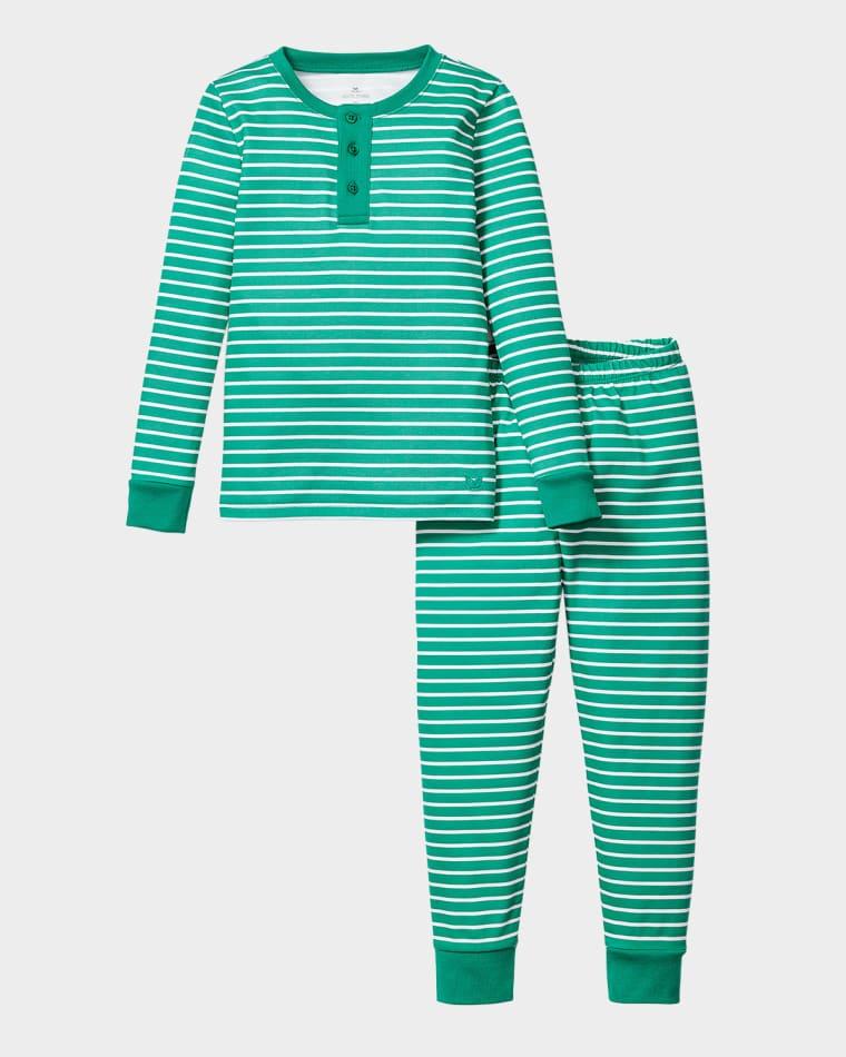 Boy's Striped Two-Piece Pajama Set, Size 2-14 by PETITE PLUME