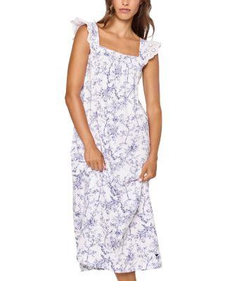 Clara Lace Trim Nightgown by PETITE PLUME