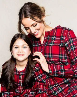 Family Imperial Tartan Flannel Pajamas by PETITE PLUME