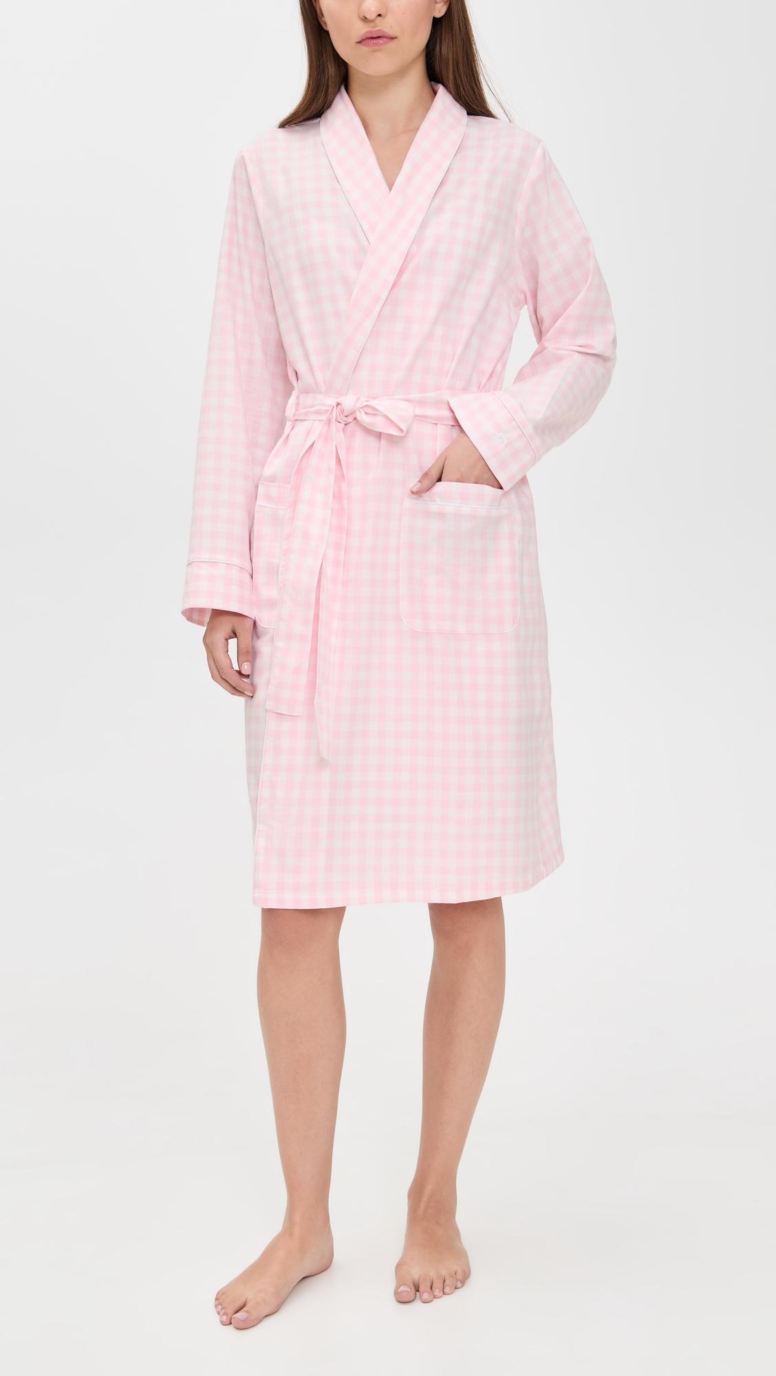 Gingham Robe by PETITE PLUME