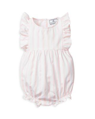 Girls' Striped Ruffled Romper - Baby by PETITE PLUME