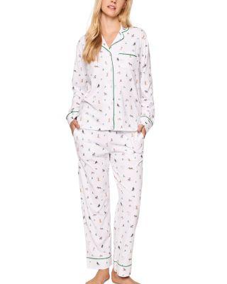 Luxe Pima Jingle Paws Pajama Set by PETITE PLUME