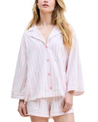 Olivia Striped Short Pajama Set by PETITE PLUME