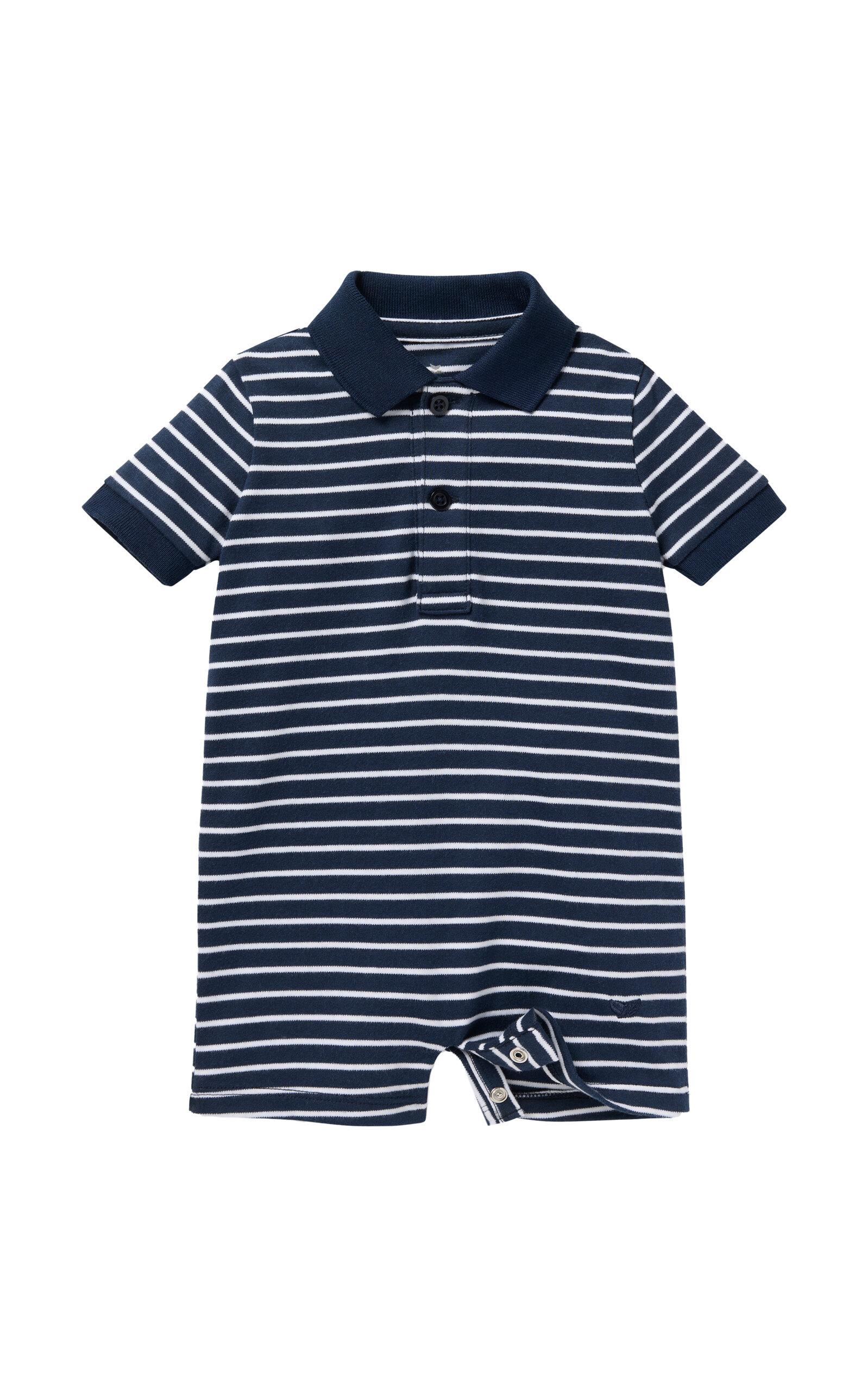 Petite Plume Infant Boy Pima Cotton Romper - Moda Operandi by PETITE PLUME