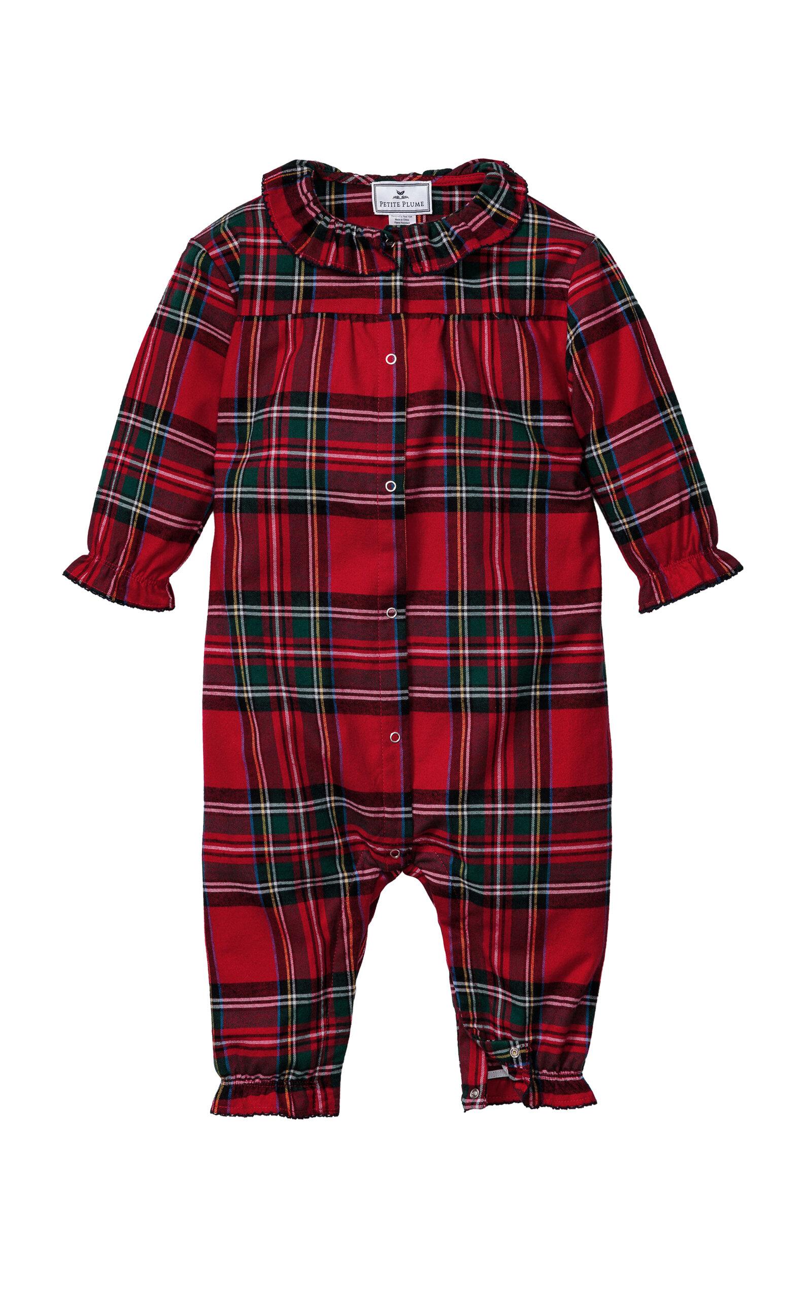 Petite Plume Infants' Madeline Tartan Cotton Romper - Moda Operandi by PETITE PLUME