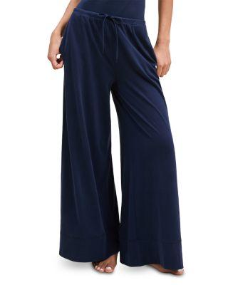 Pima Wide Leg Pajama Pants by PETITE PLUME