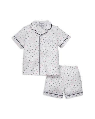 Unisex Anchors Away Classic Short Pajama Set - Baby by PETITE PLUME