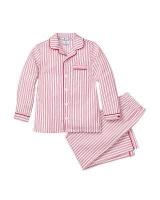 Unisex Antique Red Ticking Pajama Set - Baby by PETITE PLUME