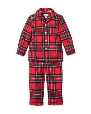 Unisex Imperial Tartan Flannel Pajama Set - Baby by PETITE PLUME