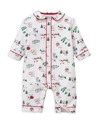 Unisex North Pole Chronicles Twill Cambridge Romper - Baby by PETITE PLUME