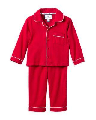 Unisex Red Flannel Pajama Set - Baby by PETITE PLUME