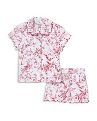 Unisex Timeless Toile Twill Colette Short Pajama Set - Baby by PETITE PLUME
