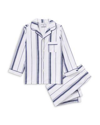 Unisex Twill Parlor Striped Pajama Set - Baby by PETITE PLUME
