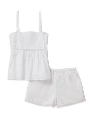 Voile Luna Camisole & Shorts Pajama Set by PETITE PLUME