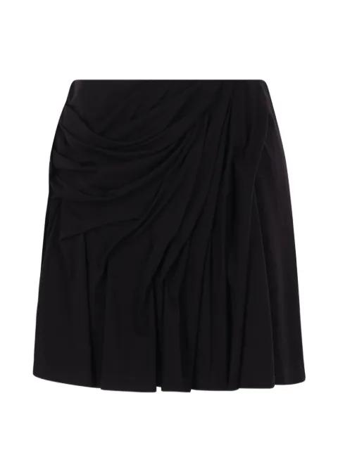 draped-design mini skirt by PETRA