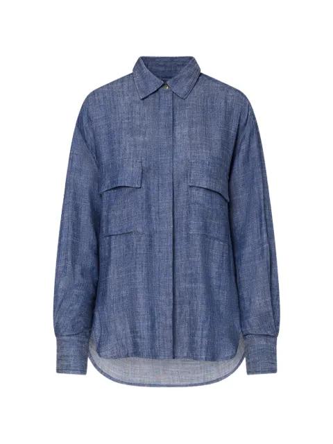 flap-pocket shirt by PEUTEREY