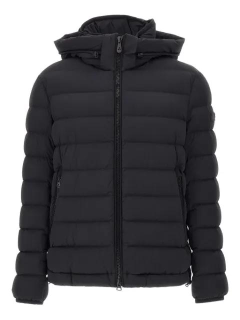 hoodied quilted down jacket by PEUTEREY