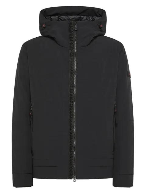 hoodied zip-front jacket by PEUTEREY