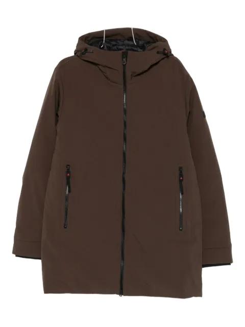 hoodied zip-up coat by PEUTEREY