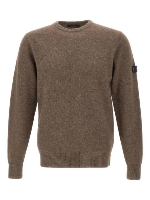 logo-patch sweater by PEUTEREY