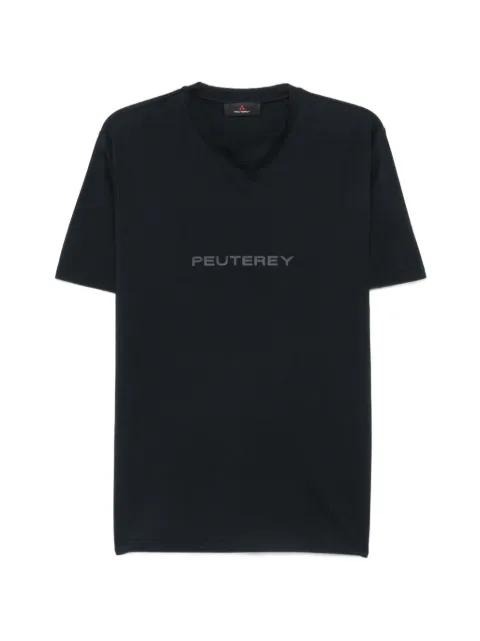 logo-print T-shirt by PEUTEREY