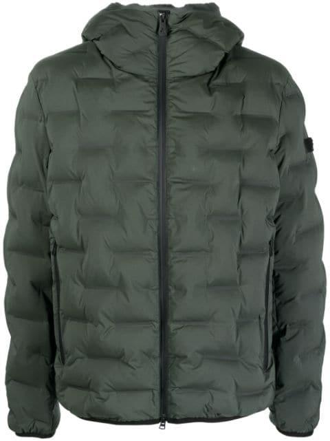 quilted hoodied jacket by PEUTEREY