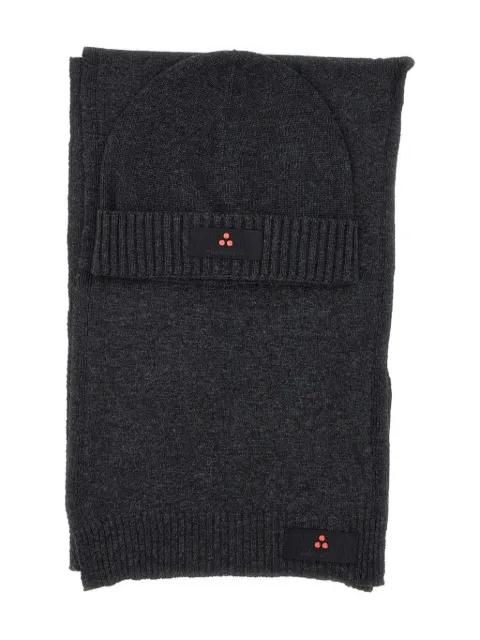 ribbed logo scarf set by PEUTEREY